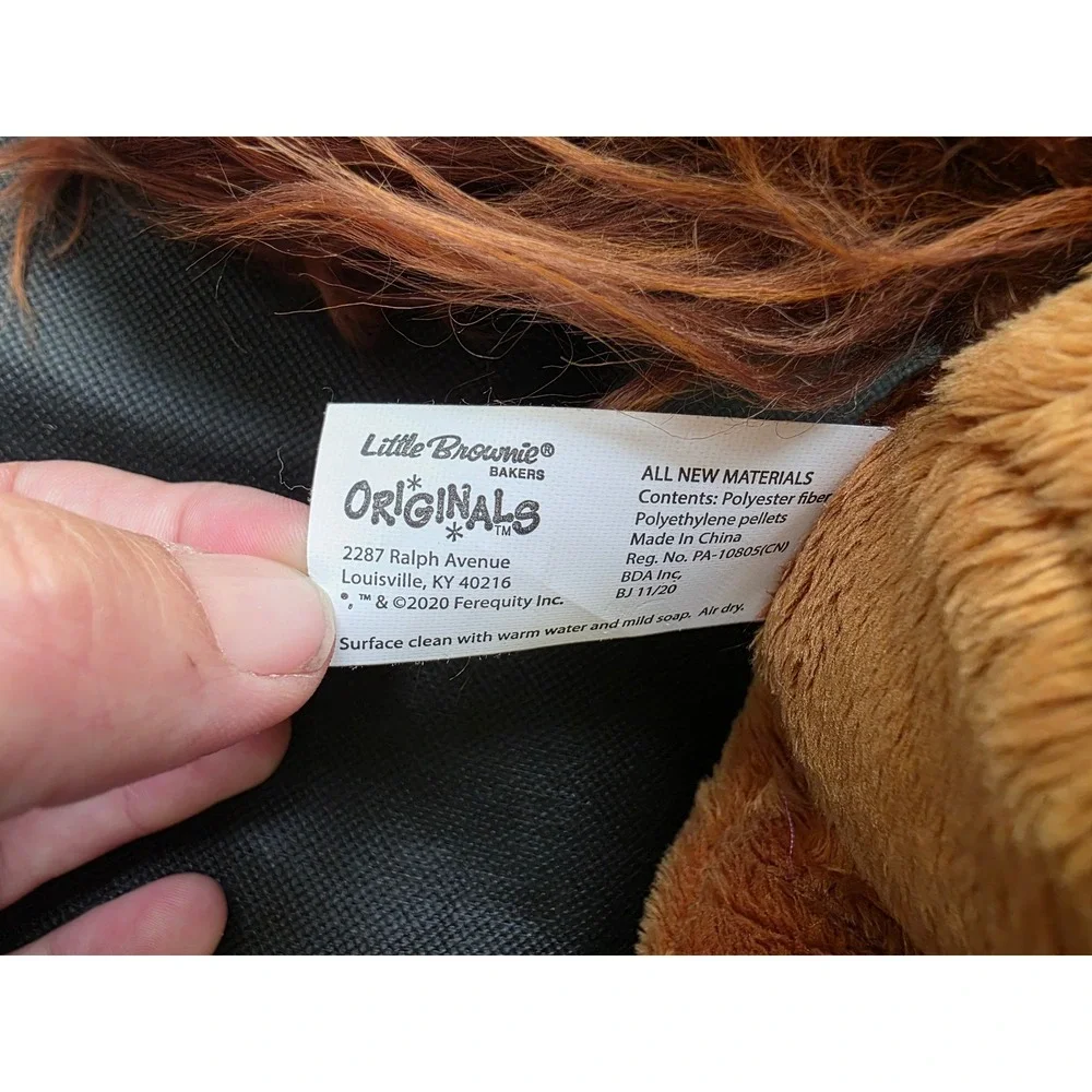 Little Brownie Bakers Originals Horse Plush Brown Pony with Saddle Girl Scout
